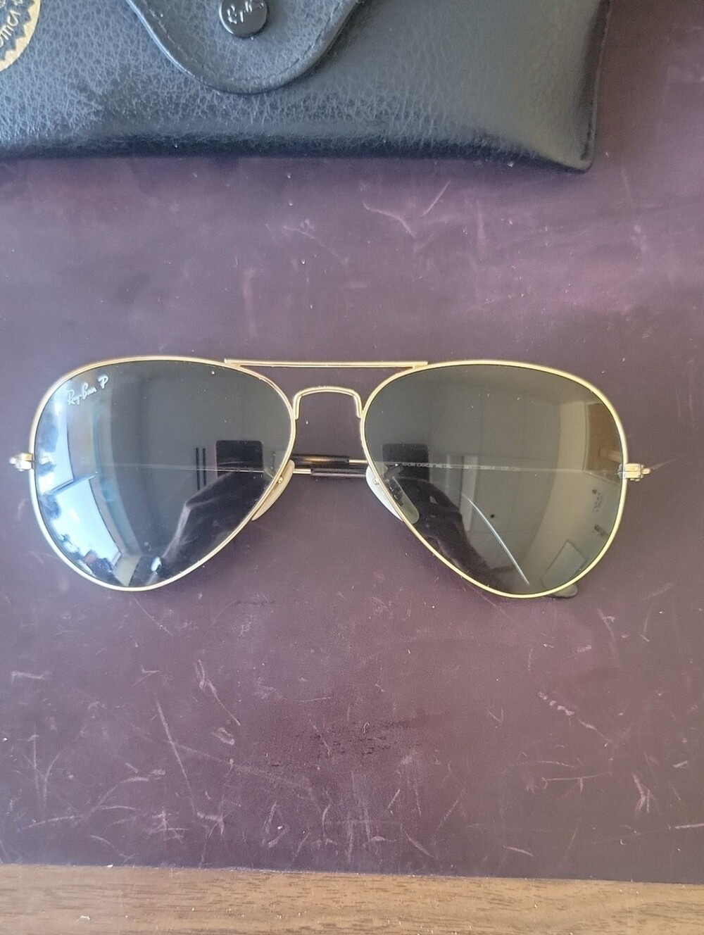 Ray-Ban Gold Aviators, 3025 Or 3026 (Perscription, Used)